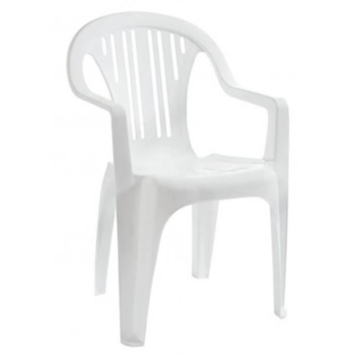 CHAISE AVEC ACCOUDOIRS PORT BLANC