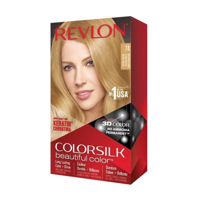 Revlon Colorsilk Coloration Permanente N°74 Blond Moyen