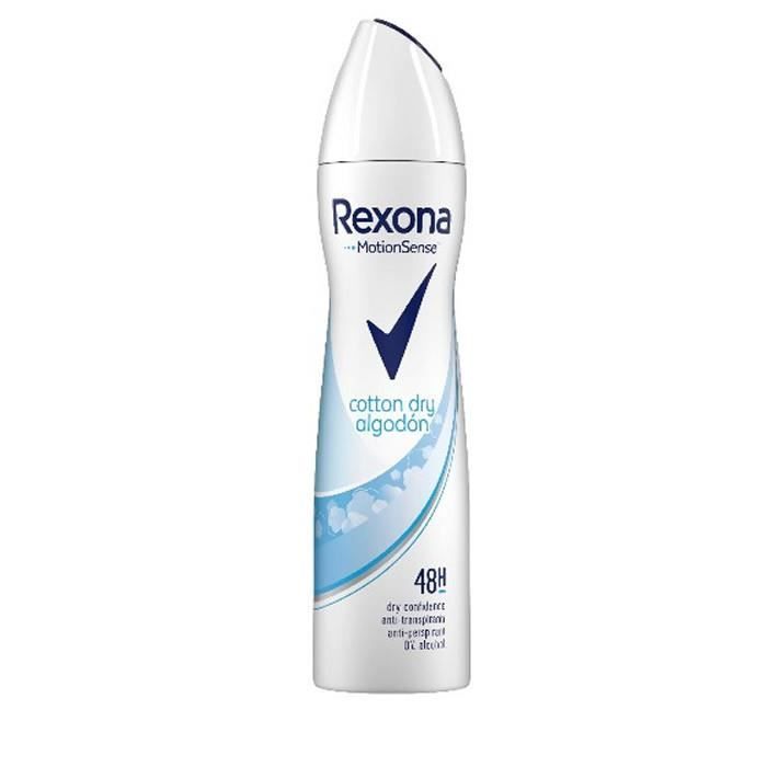 REXONA - Rexona Cotton Dry Algodon 48h Deodorant Vaporisateur 200ml