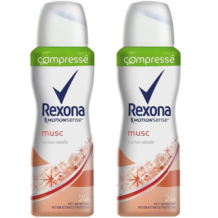 Musc - Fraicheur naturelle - Déodorant 2x100ml