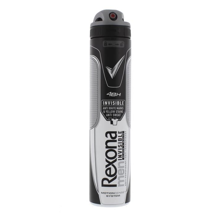 REXONA DEO SPRAY 200ML MEN INVISIBLE BLACK AND WHITE Soins Du Corps