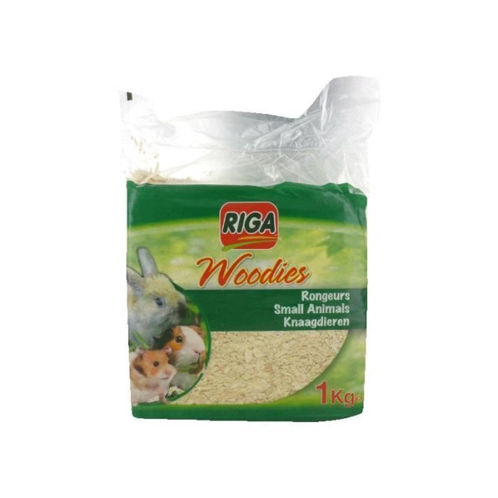Litière copeaux de bois - Pour rongeurs - 1kg
