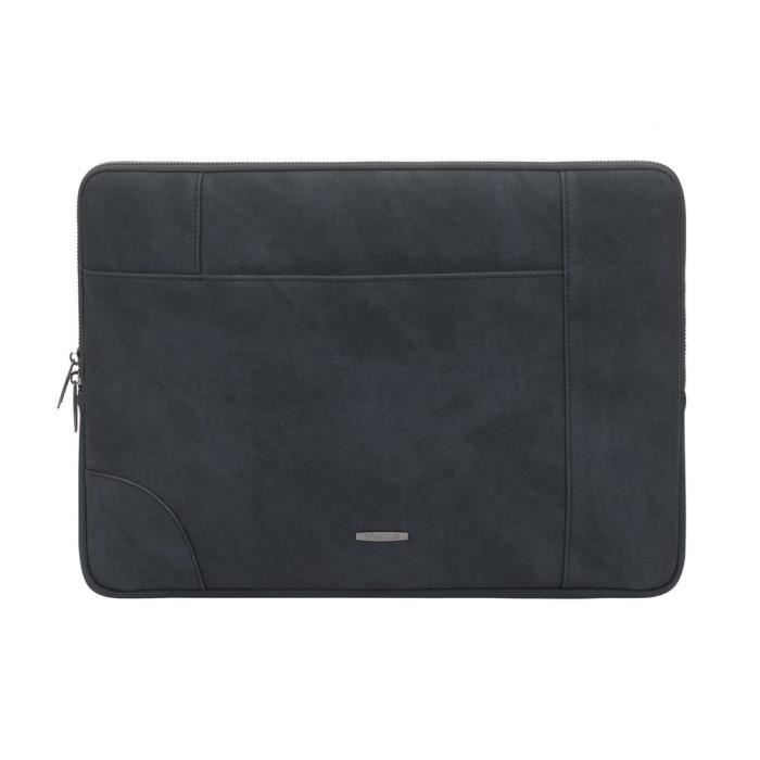 RIVACASE – Housse ordinateur portable 13,3″ | Protection rembourrée & résistante à l’eau | Style professionnel- 350x245x30 mm