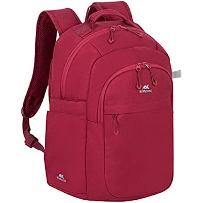 Sac à dos - RIVACASE Aviva - Imperméable - 14 pouces - Rouge tendance