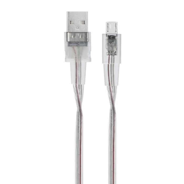 RIVAPOWER 6000 TR12 MICRO USB CABLE 1.2M TRANSPARENT