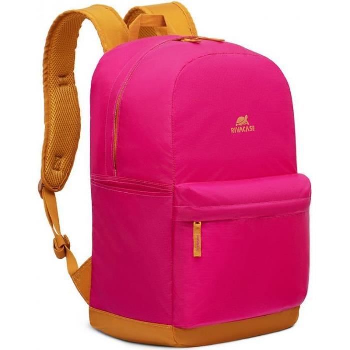 Sac à dos - Rivacase Mestalla - 39,6 cm - Rose - Jaune - 24L