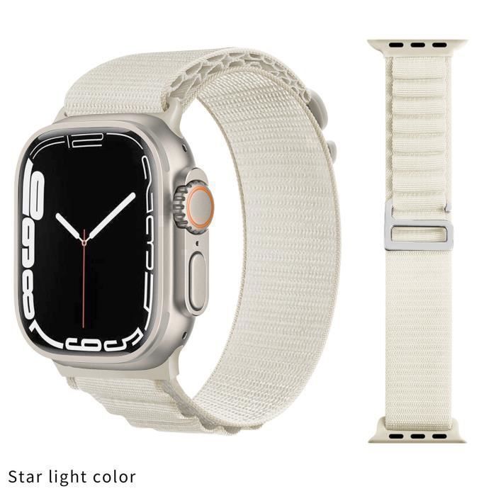 Bracelet Sport - Apple - Boucle Alpine - Nylon - Starlight - 49mm 45mm 44mm 41mm 40mm
