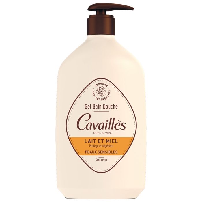 Rogé Cavaillès Gel Bain et Douche Lait et Miel 1 L