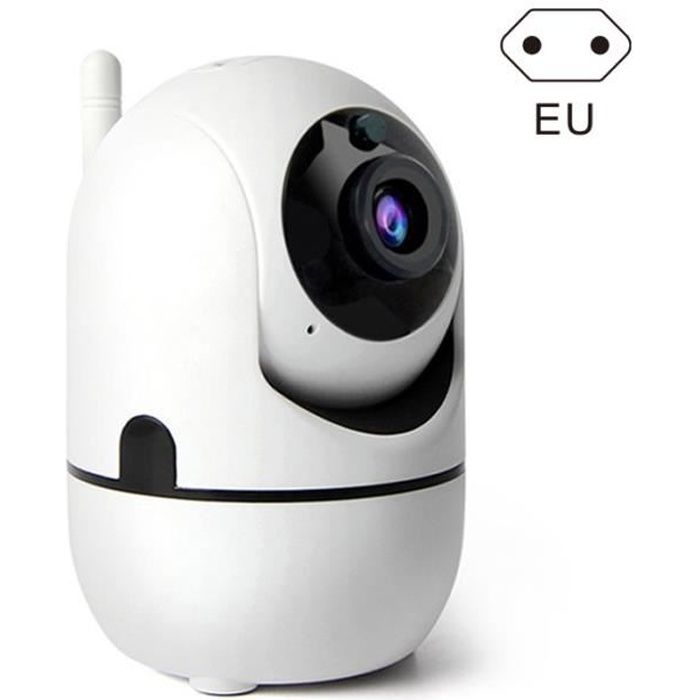 Caméra YCC365 (norme européen) Caméra IP sans fil de HD 1080P Intelligent Auto dépistant la caméra de surveillance Wifi de sécurité