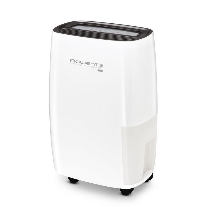 ROWENTA DH4236F0 Intense Dry Compact Déshumidificateur, Mode automatique, Mode Linen Dry, Double filtration, Filtre anti-allergènes