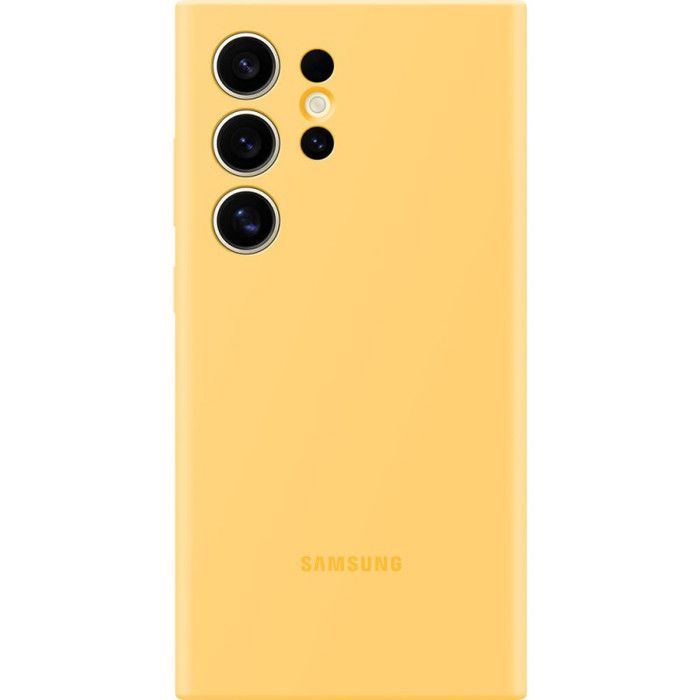 Coque SAMSUNG S24 Ultra Silicone Jaune
