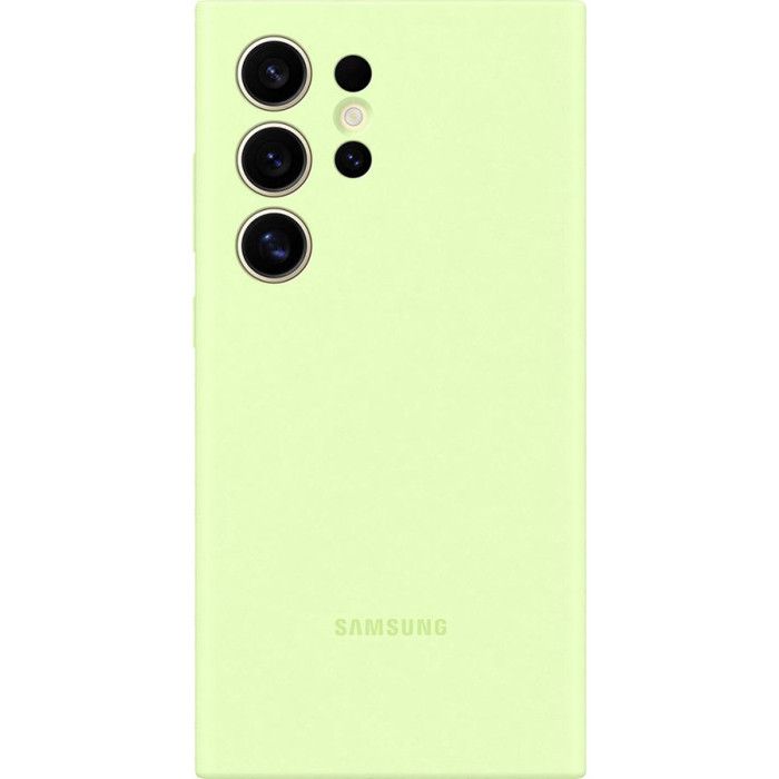 Coque SAMSUNG S24 Ultra Silicone Vert