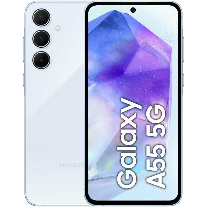 Samsung A55 5G 8/256GB DS Awesome Ice Blue EU