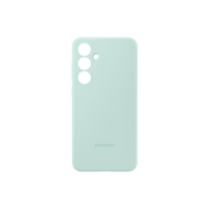 Coque en silicone pour Samsung Galaxy S24 FE Vert d eau