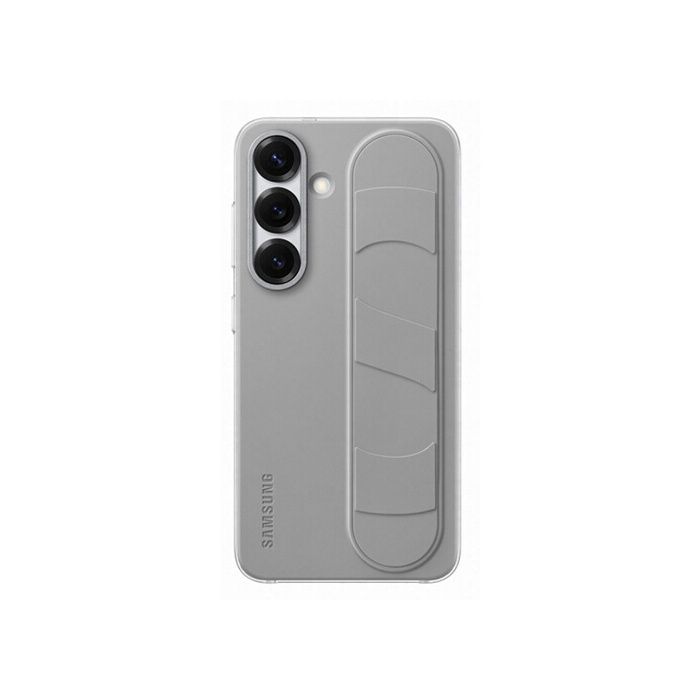 Coque - Samsung - Galaxy S25 - Gris Clair - Fonction Support - Protection Chocs et Rayures