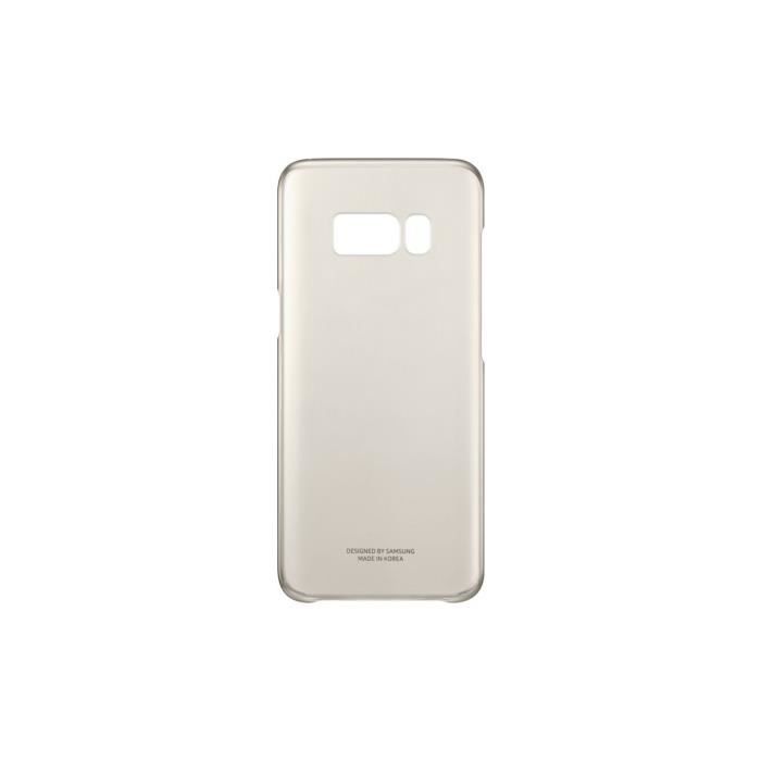 Coque Samsung Galaxy S8 Clear Cover Dorée et Transparente officielle - EF-QG950CF