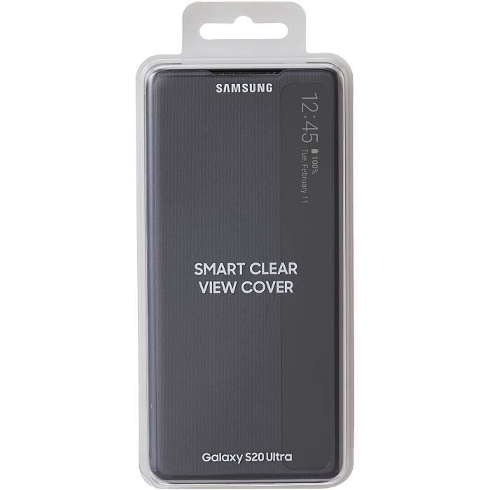 Samsung Officiel Galaxy S20ULTRA (S20 Ultra ) Étui, Officiel S-VIEW Clapet Housse