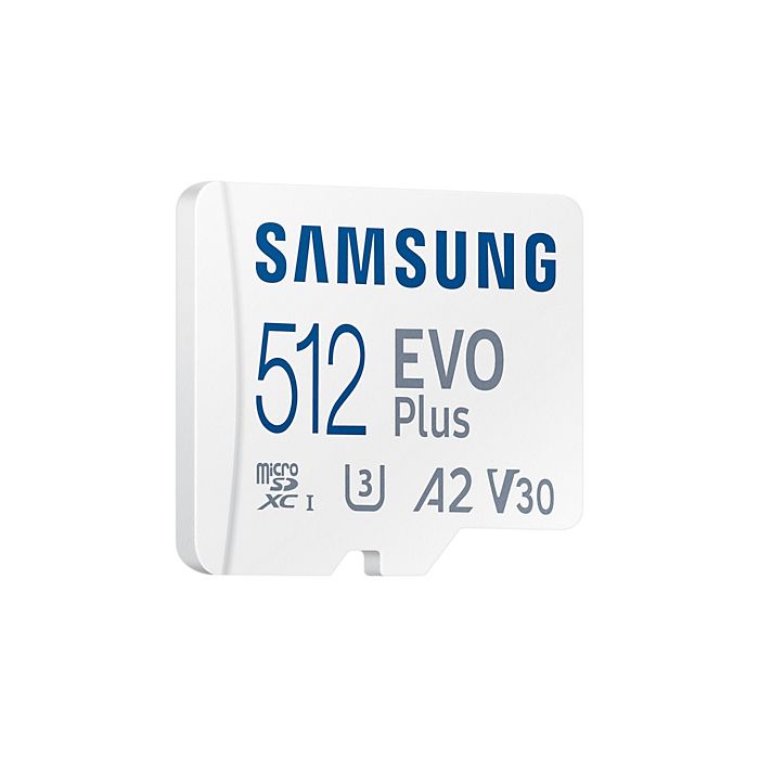 Carte Mémoire Micro SDXC SAMSUNG EVO PLUS 2021 version 512 Go U3 A2 V30 130Mb/s - CM03