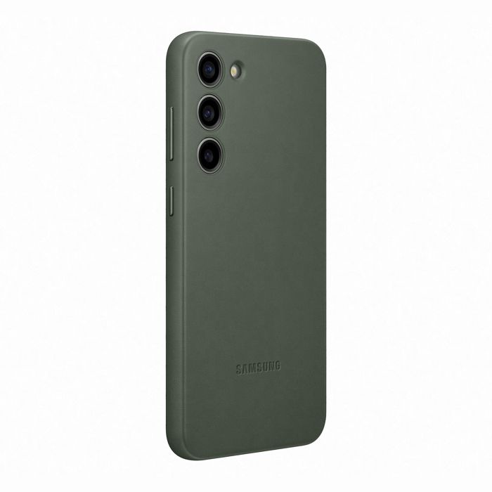 SAMSUNG Coque en cuir Galaxy S23+ Vert