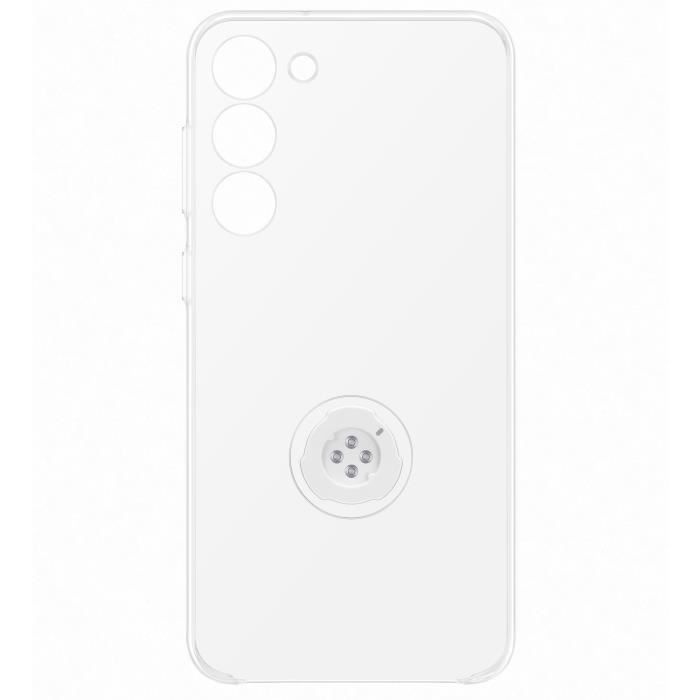 Coque transparente SAMSUNG avec support amovible S23+
