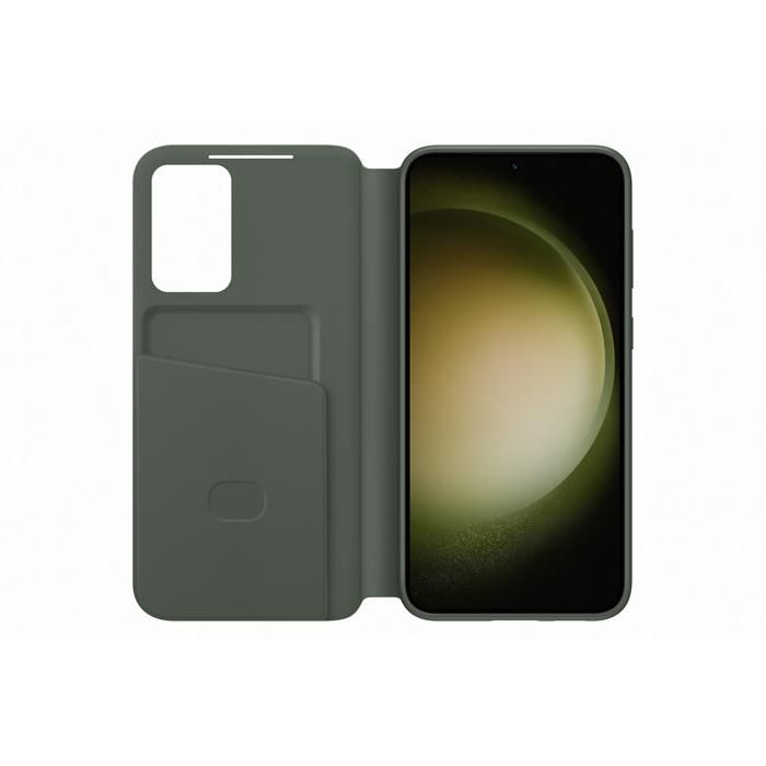 SAMSUNG Étui Smart View avec porte-carte Galaxy S23+ Khaki