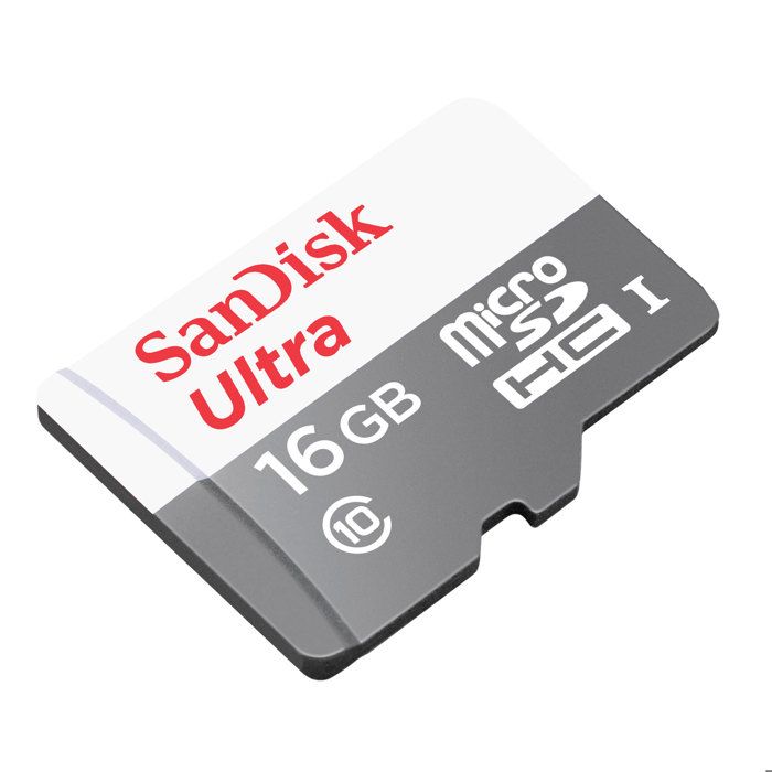 Carte mémoire flash - SANDISK - Ultra Android microSDHC - 16 Go - 80 Mo/s - Class10