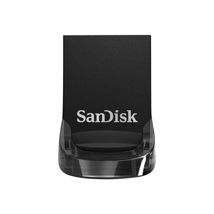 Sandisk 32 GB ULTRA FIT USB 3.1, 32 Go, 3.1 (3.1 Gen 2), Connecteur USB Type-A, Sans capuchon, Noir