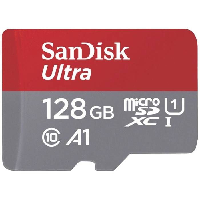 Carte mémoire microSDXC SanDisk Ultra 128 Go - Classe 10 - Vitesse de lecture 120 Mo/s