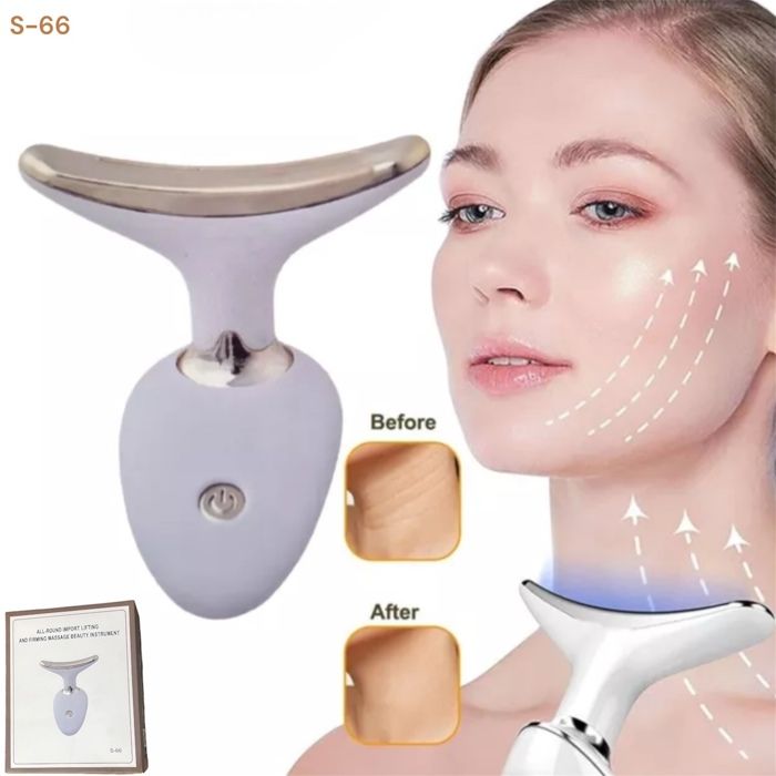 Appareil Anti Rides - Beauté - Masseur Facial - 7 Modes LED - Lifting - Portable