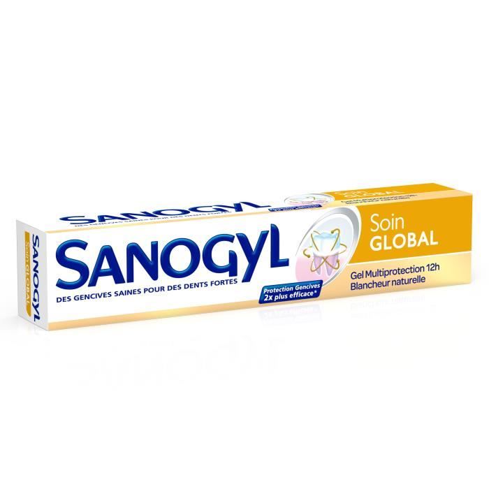 Dentifrice soin global + blancheur 75 ml Sanogyl