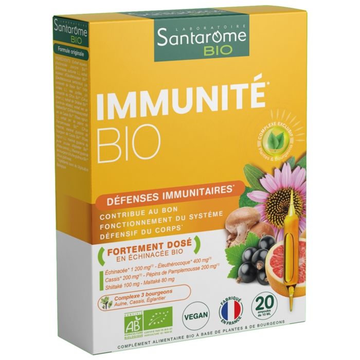 Santarome Bio Immunité 20 ampoules