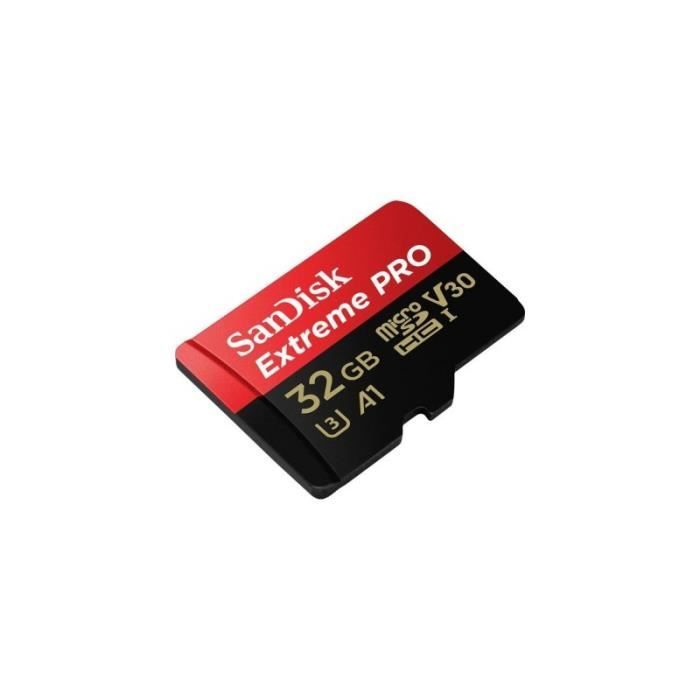 SANDISK Carte MicroSDHC Extreme Pro - 32Go