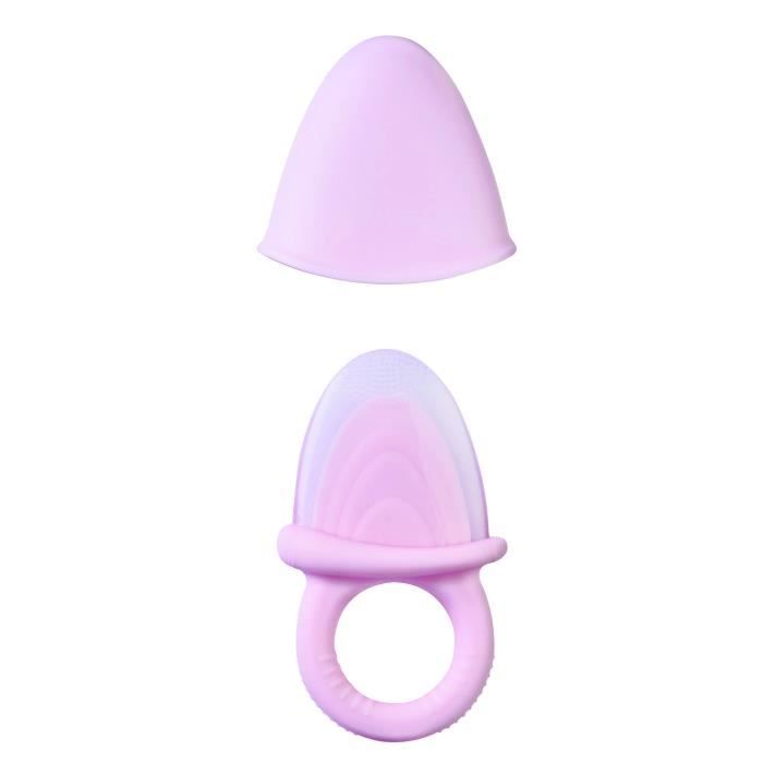 Saro anneau de dentition glace 10 cm rose silicone