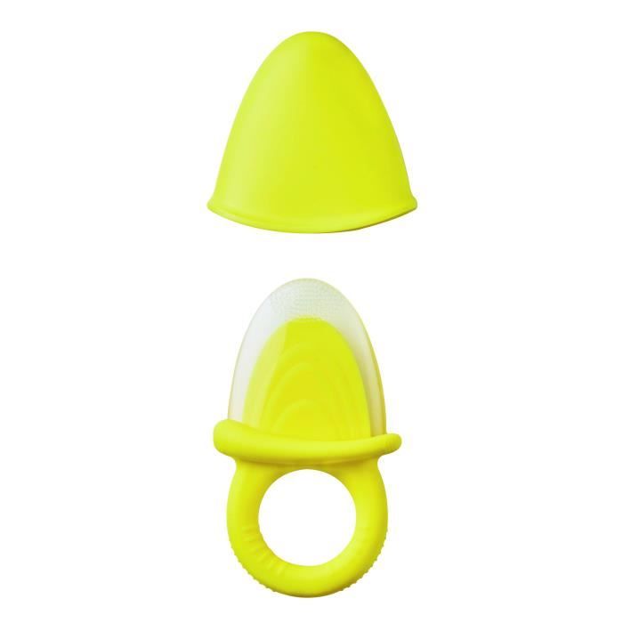 Saro anneau de dentition glace 10 cm jaune silicone
