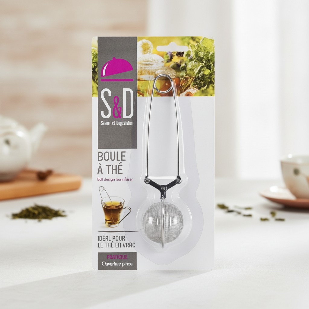 Infuseur à thé boule en inox - Saveur et Dégustation - Marjane Mall - Image 2