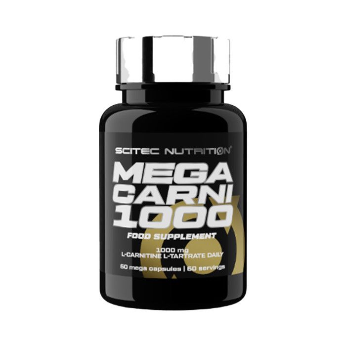 Mega Carni 1000 (60 caps)| Brûleurs de Graisse|Scitec Nutrition