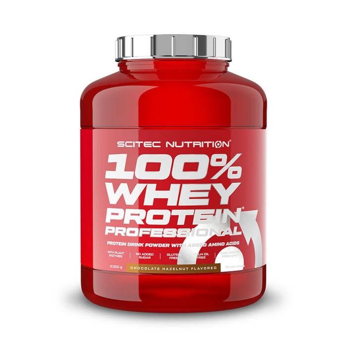 Scitec Nutrition 100% Whey Protein Professional Redesign, 2350 g Dose ( chocolate-hazelnut)