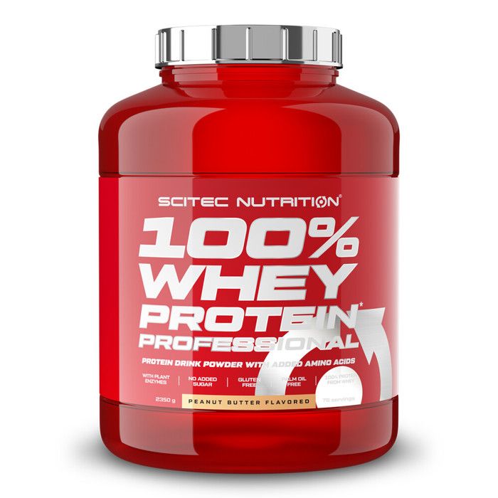 Scitec Nutrition 100% Whey Protein Professional Redesign, 2350 g Dose (peanut butter)