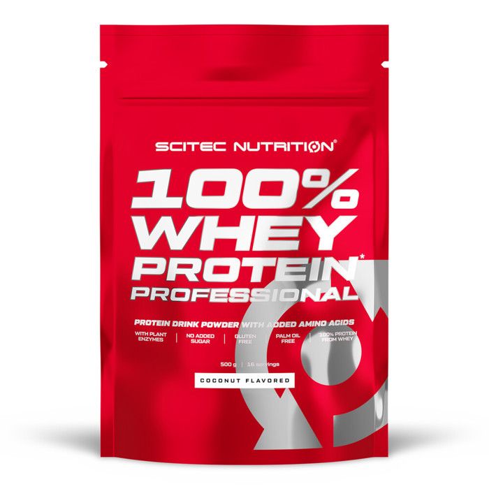 Scitec Nutrition 100% Whey Protein Professional Redesign, 500 g Beutel (Kokosnuss)