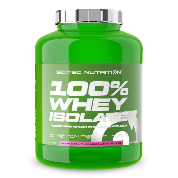 Whey isolate 100% Whey Isolate - Strawberry White Chocolate 2000g