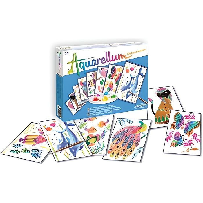 Sentosphere - Aquarellum - Cartes postales Animaux