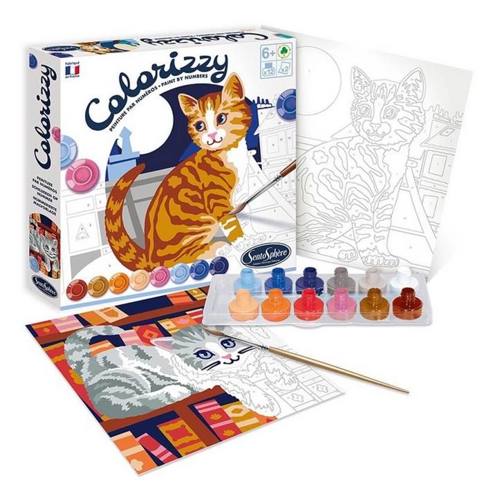 Sentosphere - Peinture Colorrizy : Les chats