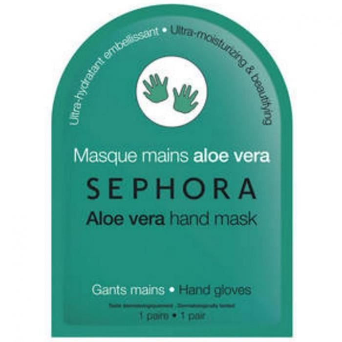 Masque mains Femme Sephora Aloe Vera anti-âge - MASKS-19-ALOE-VERA