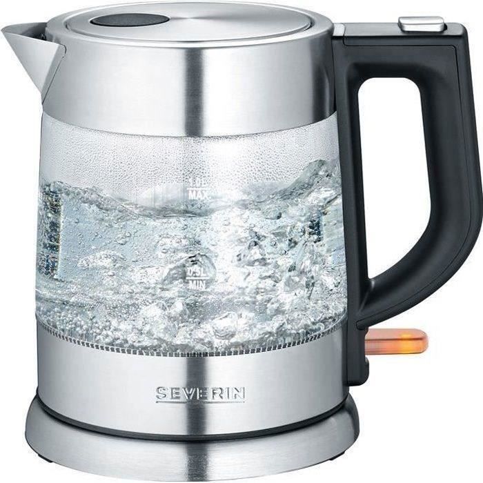 SEVERIN - Bouilloire - 1 L - 2200W - en verre - socle 360° - 3468