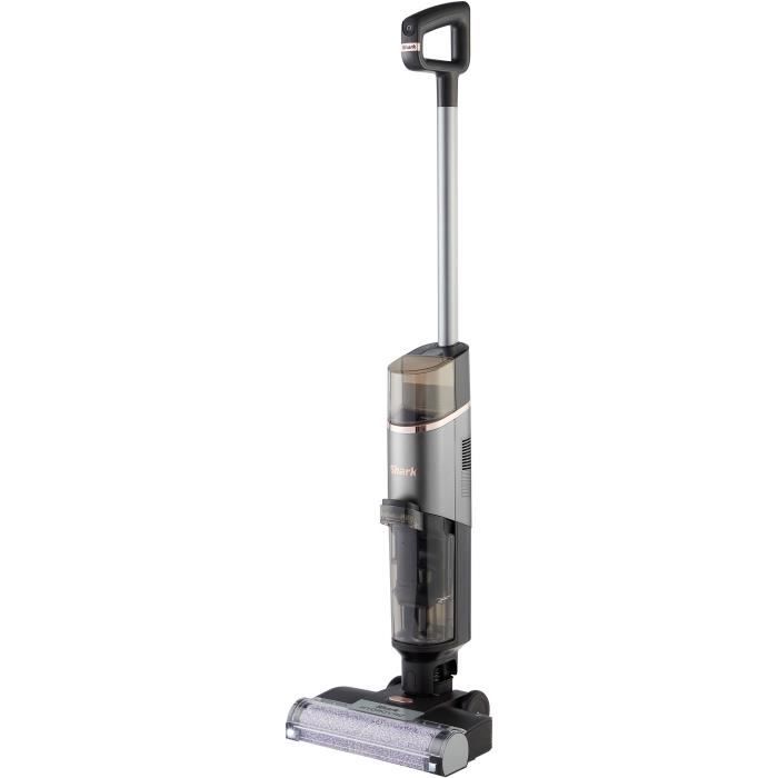 NEW SHARK HydroVac WD210EU - Aspirateur Nettoyeur 3 en 1 sans fil sols durs - Brosse rotative antimicrobienne - Autonettoyant