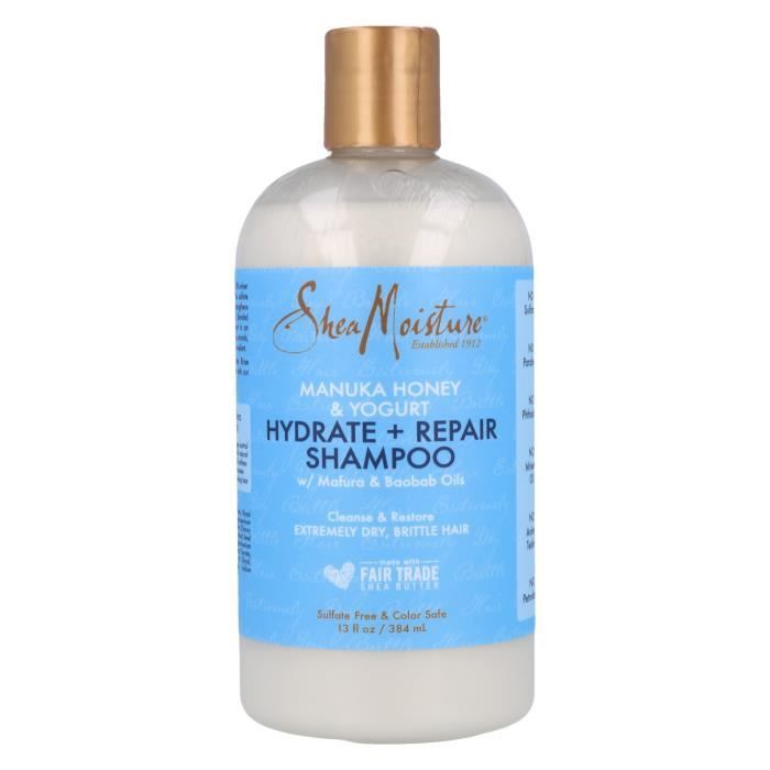 Shea Moisture Manuka Honey & Yogurt Shampooing 13Oz/384 ml