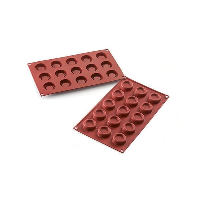 SF178 - TERRACOTTA MOULE EN SILICONE N.15 MINI DESSERT ROUND