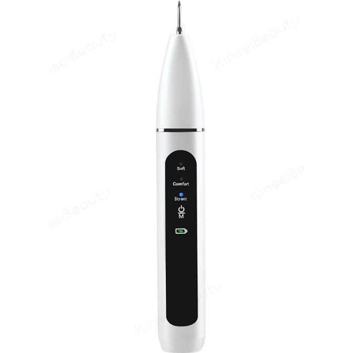 Linklife® Livraison sous 1-3 jours Detartreur dentaire ultrasons soin blanchiment dents Anti Tartre - Noir