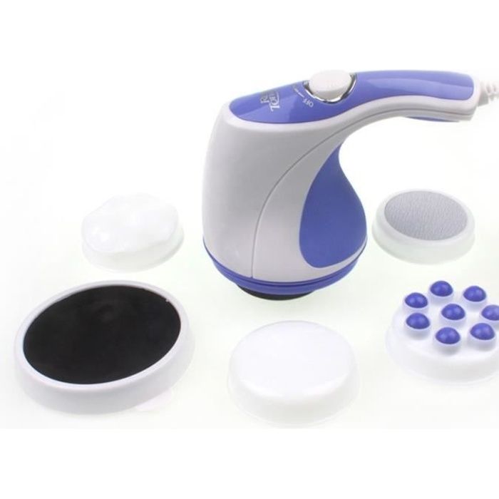Mambo Full Relax Tone Spin Body Massager avec 5 en-têtes Relax Spin Tone Slimming Perdre du poids Graver les graisses Appareil de ma
