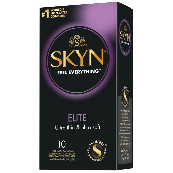 Pack 10 Préservatifs Elite Sans Latex - Ultra Fins